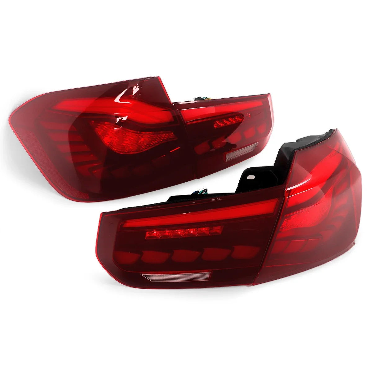 LED Tail Lights for BMW 3 Series F30 F80 2012-2018 Red OLED GTS Style Rear Lights