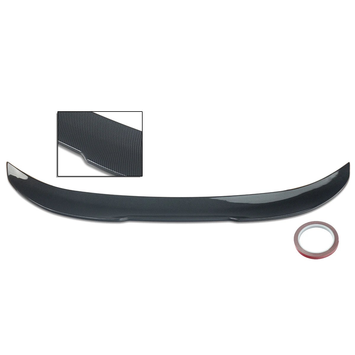 BMW 3 SERIES F30 M3 F80 PSM Style Rear Trunk Spoiler Carbon Fiber Bumper Lips Wing