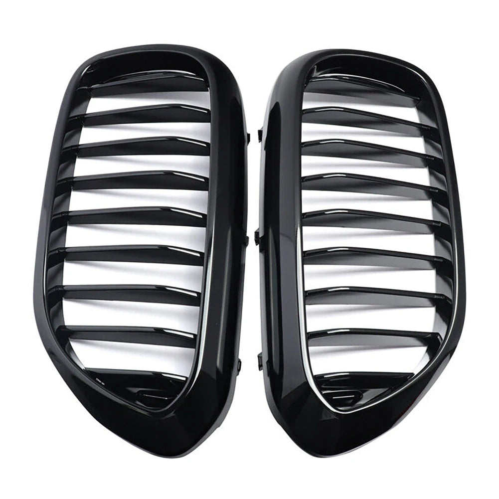 2Pcs Front Bumper Kidney Grill Grilles For BMW 5 Series G30 G31 G38 2017 2018 2019 2020