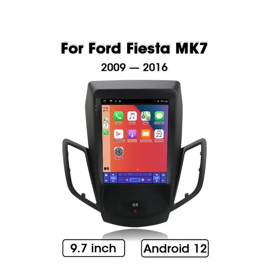 Android 11 2Din Car Radio For Ford Fiesta MK7 2009 - 2017  Multimedia Player Navigation Carplay Stereo Head Unit 9.7" Auto