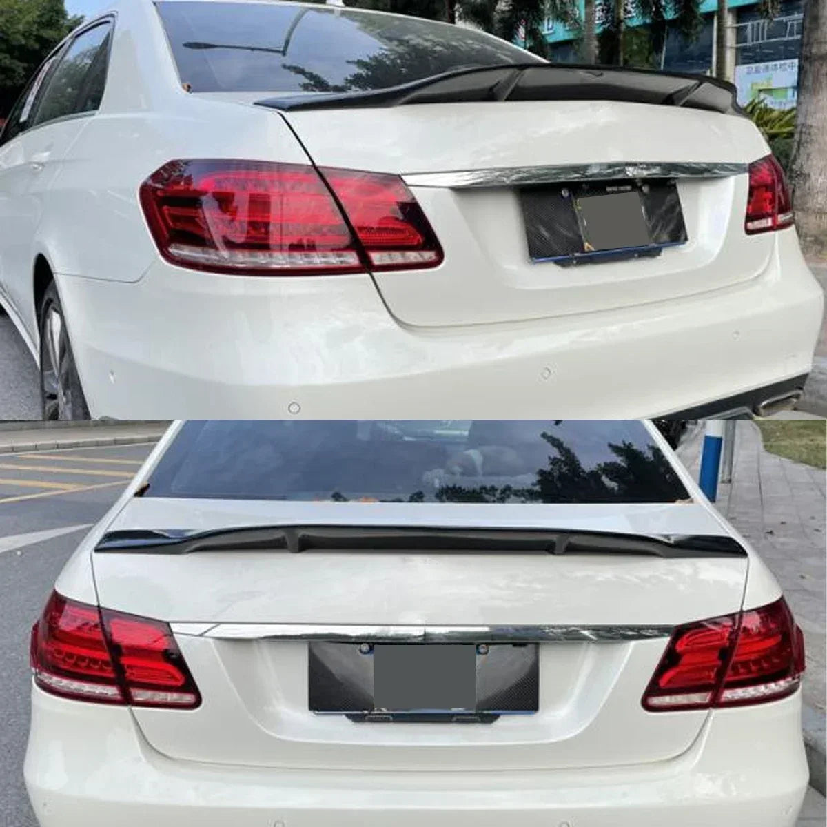 For Mercedes Benz W212 E-Class AMG 2010-2016 Trunk Spoiler Wing RT Style