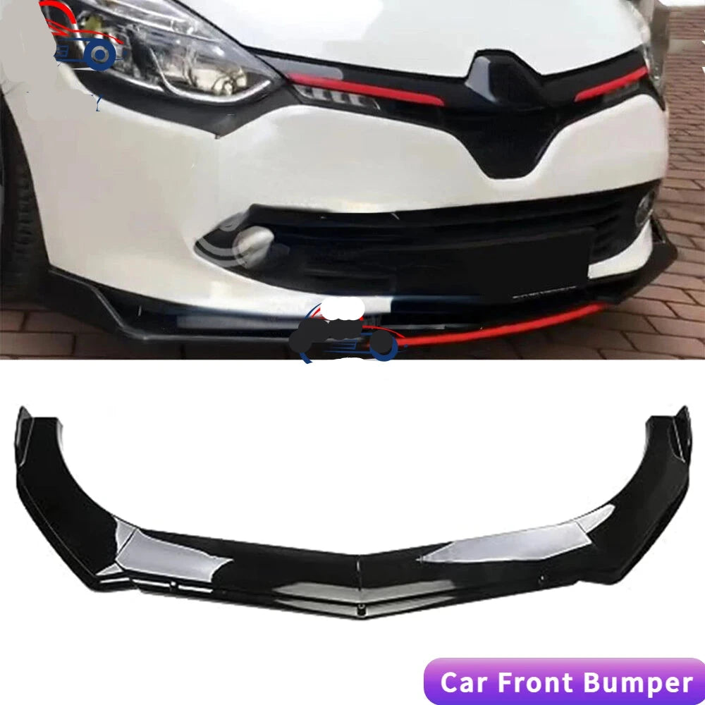 Renault Clio 4 5 RS GT 1993-2021 Car Front Bumper Chin Lip Spoilers