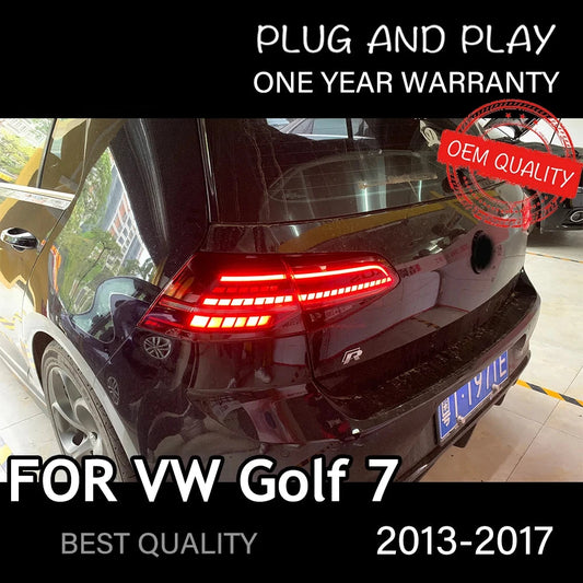 Tail Light For VW Golf 7 2013-2017 MK7 Rear Lamp LED Lights Car Golf 7.5 Taillights