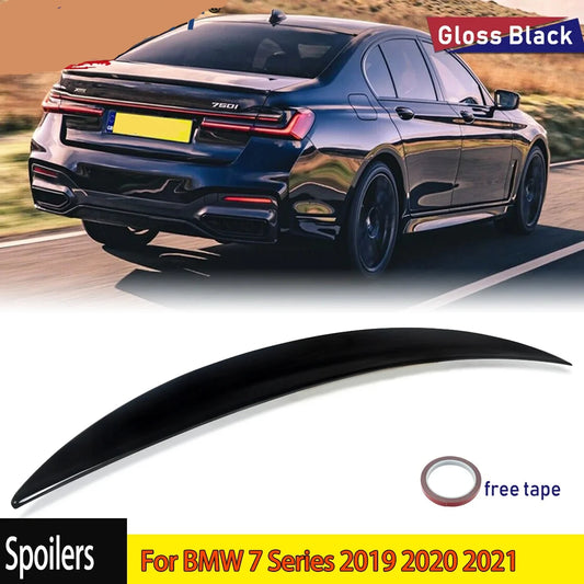 M Performance Style For BMW 7 Series G11 G12 ABS Material Rear Trunk Lip Spoiler Car Accessories