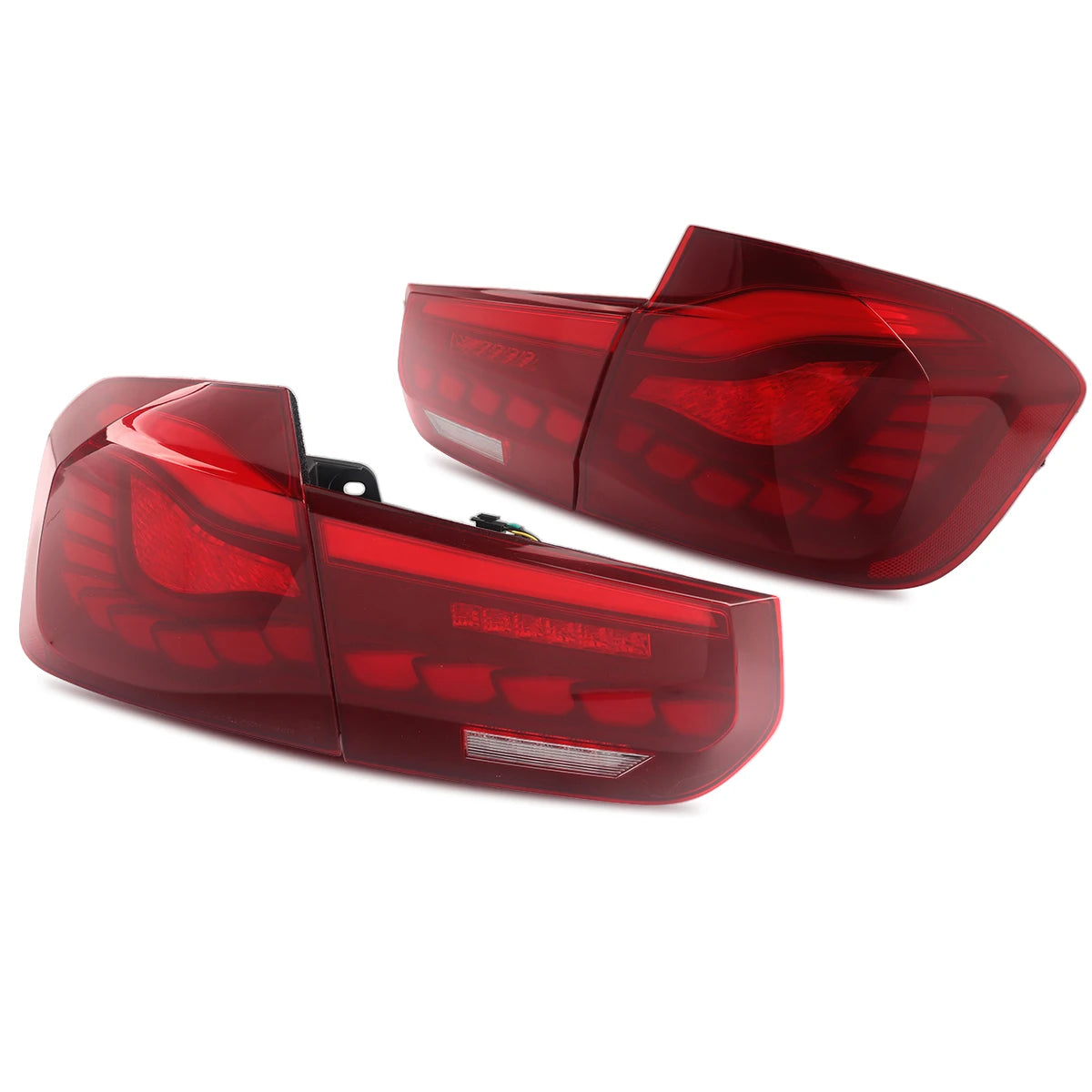 LED Tail Lights for BMW 3 Series F30 F80 2012-2018 Red OLED GTS Style Rear Lights