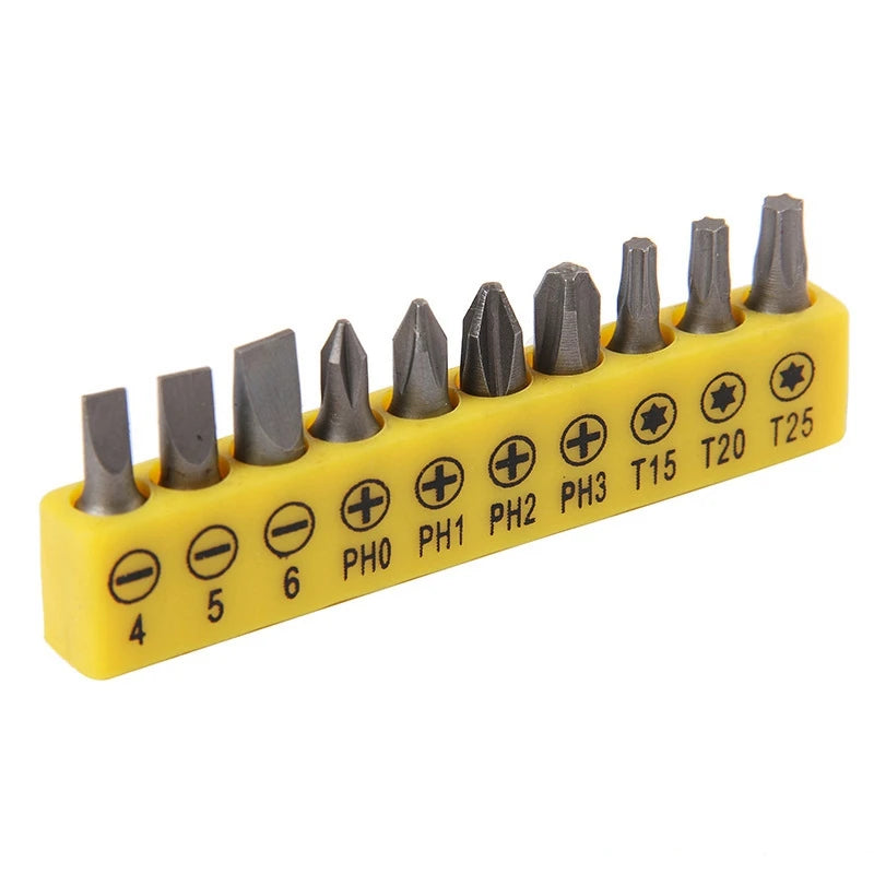 Binoax 33pcs Security Bit Set with Magnetic Extension Bit Holder Tamper Star Screwdriver Bits Set Quick Release Bit Holder