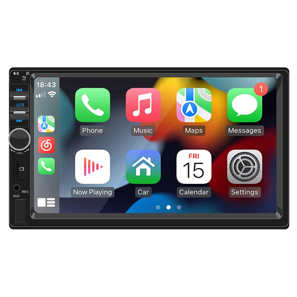 Universal CarPlay Android Auto 7Inch 2 Din Car Radio Autoradio Multimedia Player